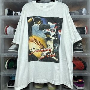 Vintage Chicago Cubs Sammy Sosa Baseball Rap Tee XL